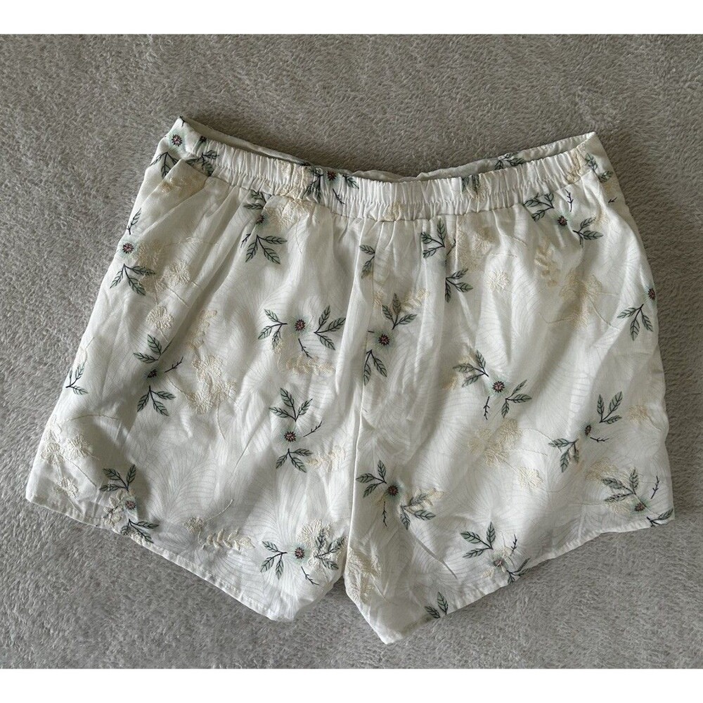 Kirious Los Angeles 2 Piece Shirts And Top Set Floral Embroidered Size Small - Picture 12 of 16